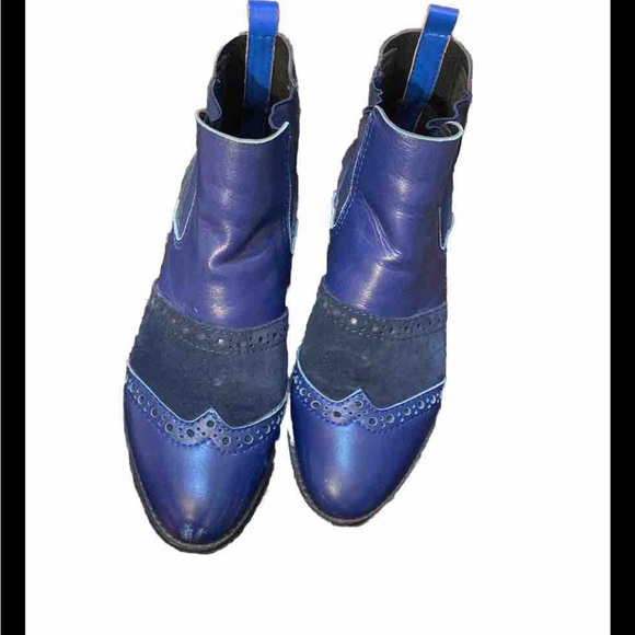 Santorini Made in Italy. Size  7 blue - Picture 4 of 5